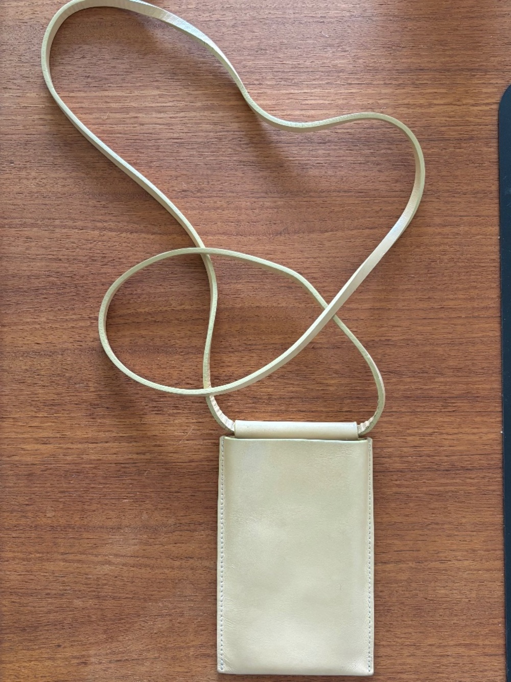 Building Block Leather Phone Bag Sling Purse Carrier with Wallet